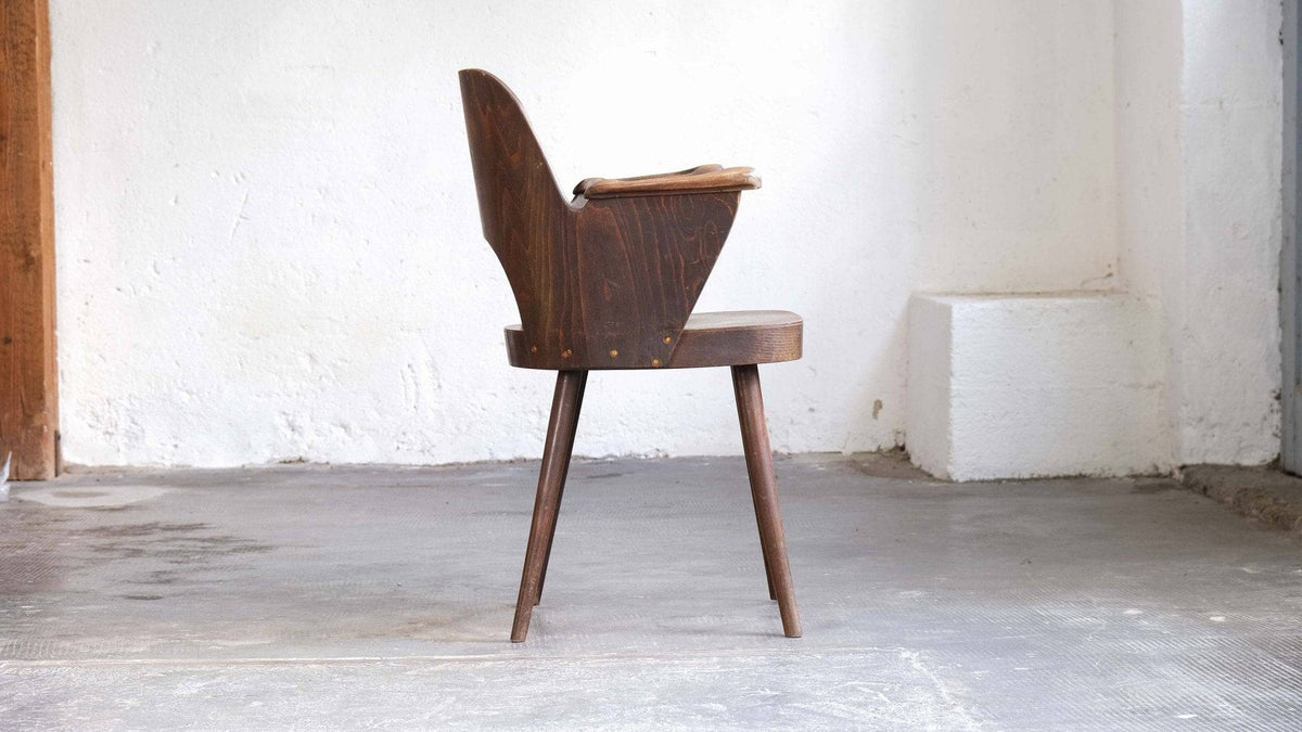 Vintage armchair by Oswald Haerdtl for TON Mid Century