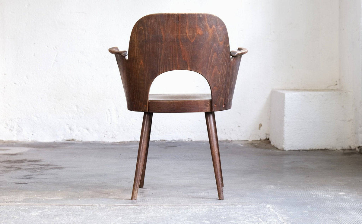 Vintage armchair by Oswald Haerdtl for TON Mid Century
