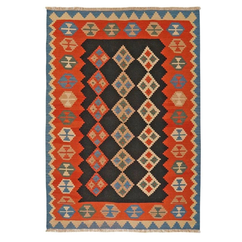 Tapis vintage Kilim Gashgai 223x159cm