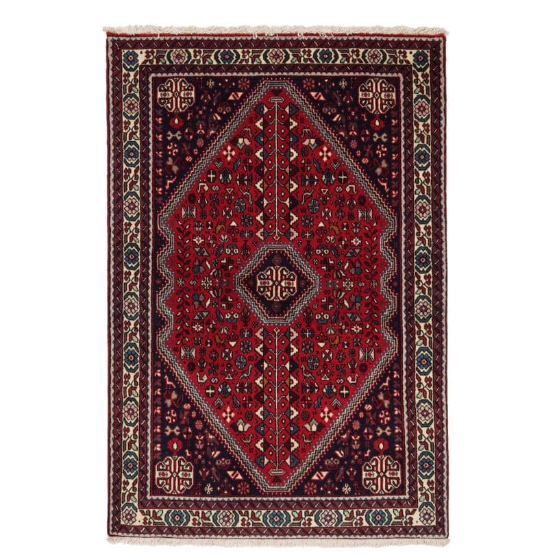 Tapis vintage Abadeh 149x100cm par Rugtales rotation marron beige bleu