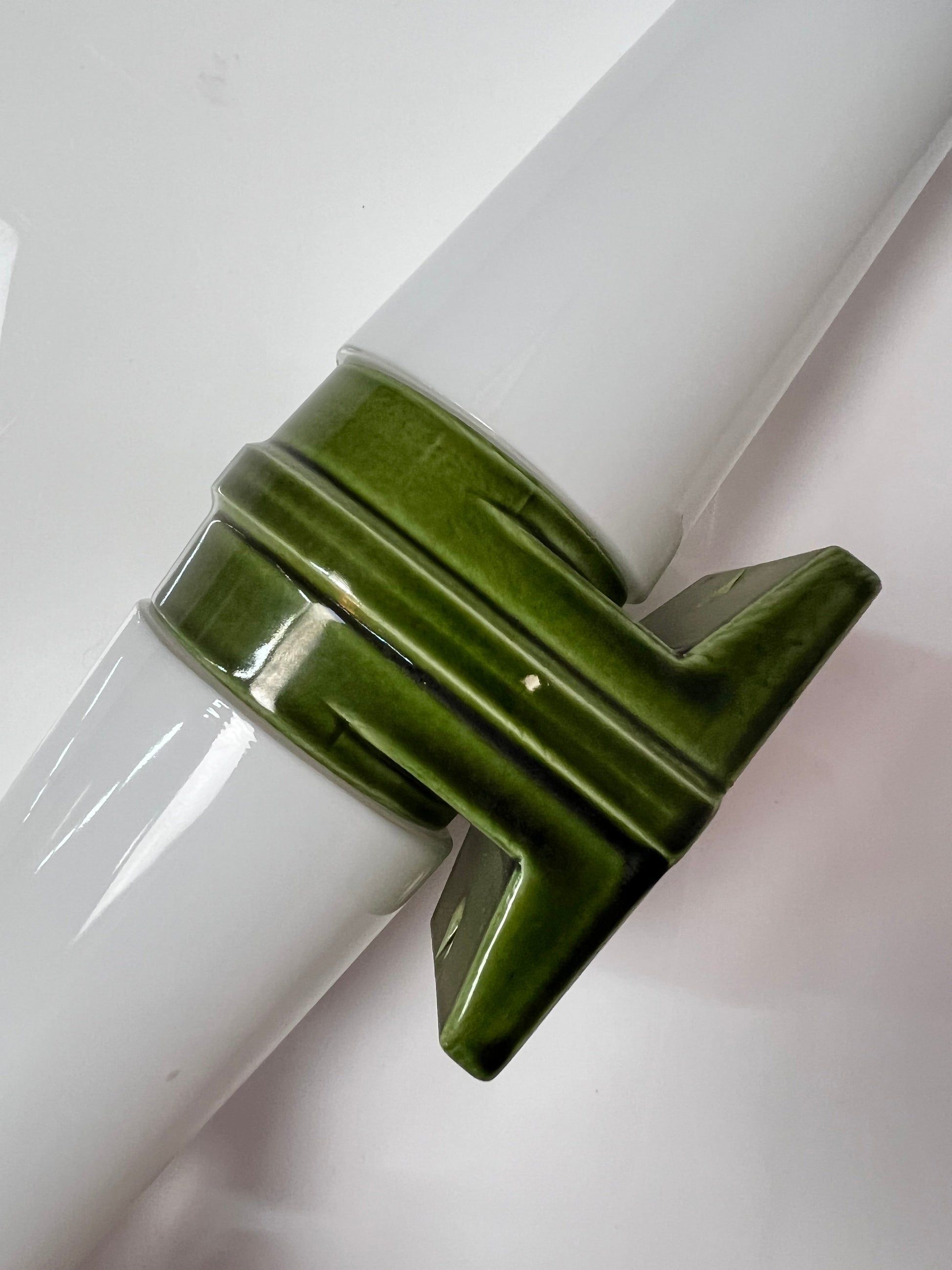 Vintage Doppelleuchte Modell 6065 grün von Sigvard Bernadotte für Ifö