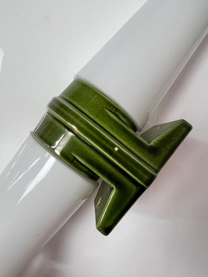 Vintage Doppelleuchte Modell 6065 grün von Sigvard Bernadotte für Ifö