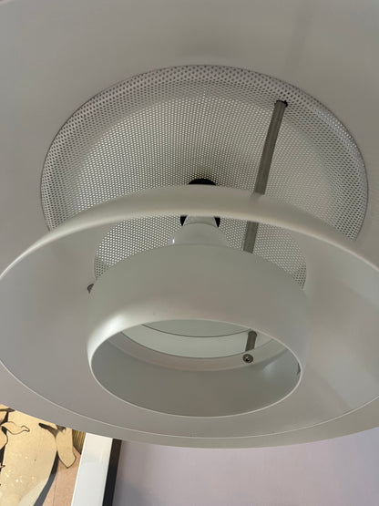 Vintage Hängelampe Safari weiß von Christian Hvidt für Nordisk Solar