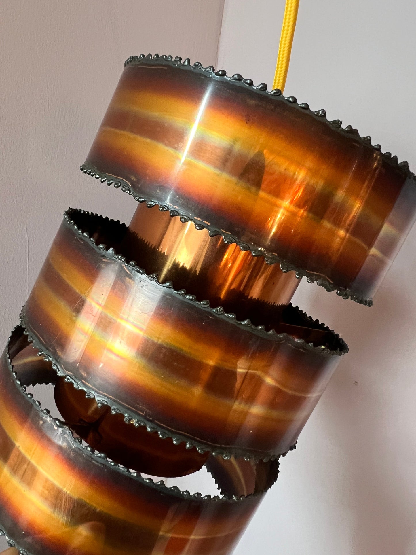 Vintage Hängelampe von Svend Aage Holm Sørensen für Holm-Sørensen und Co, Kupfer