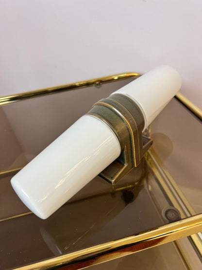 Vintage wall lamp brown grey by Sigvard Bernadotte for Ifö