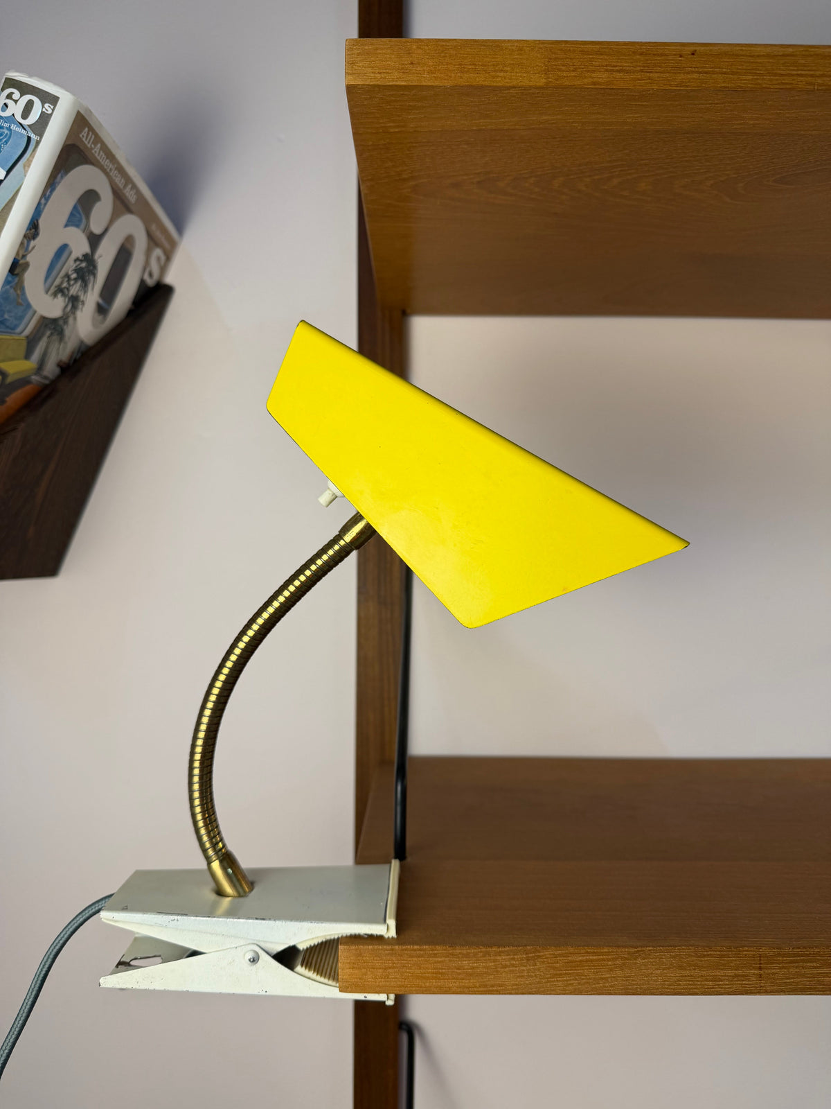 Klemmlampe gelb gold von HOSO (Hoffmeister und Sohn)