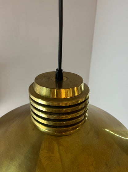 Vintage Hängelampe Messing aus Dänemark