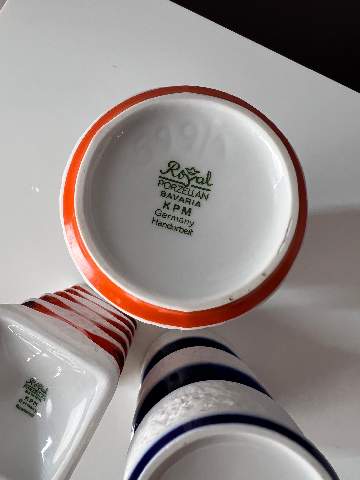 Vintage vase by KMP Porzellan Bavaria set of 3