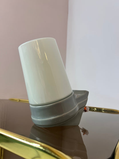 Wall lamp light grey by Sigvard Bernadotte for Ifö