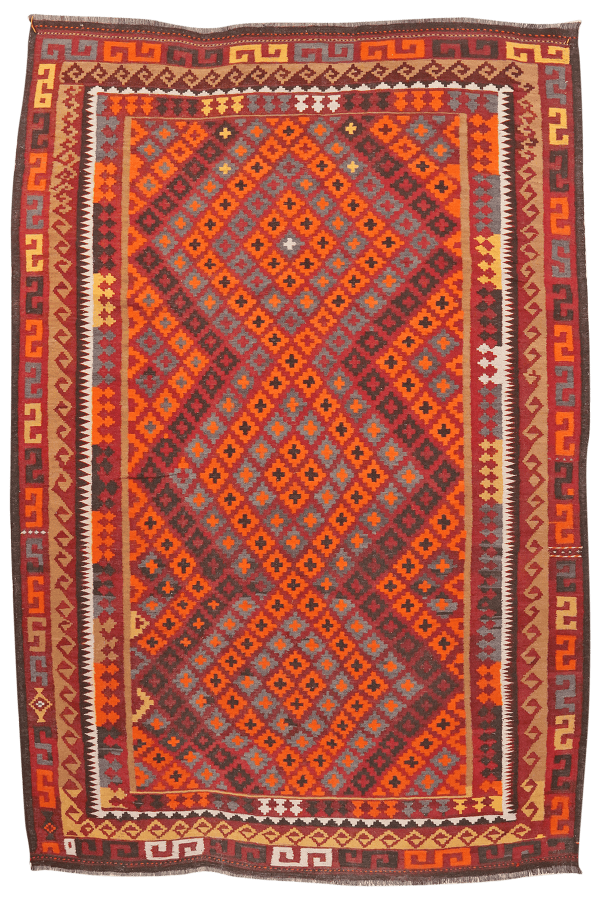 Vintage Teppich Kelim Belutch Bunt 326x200cm