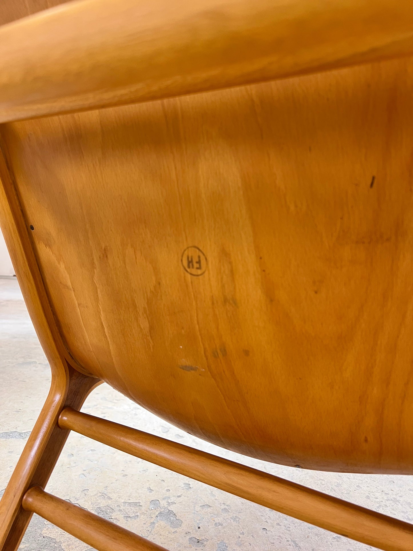 Vintage Lounge Chair AX von Peter Hvidt und Orla Mølgaard-Nielsen für Fritz Hansen