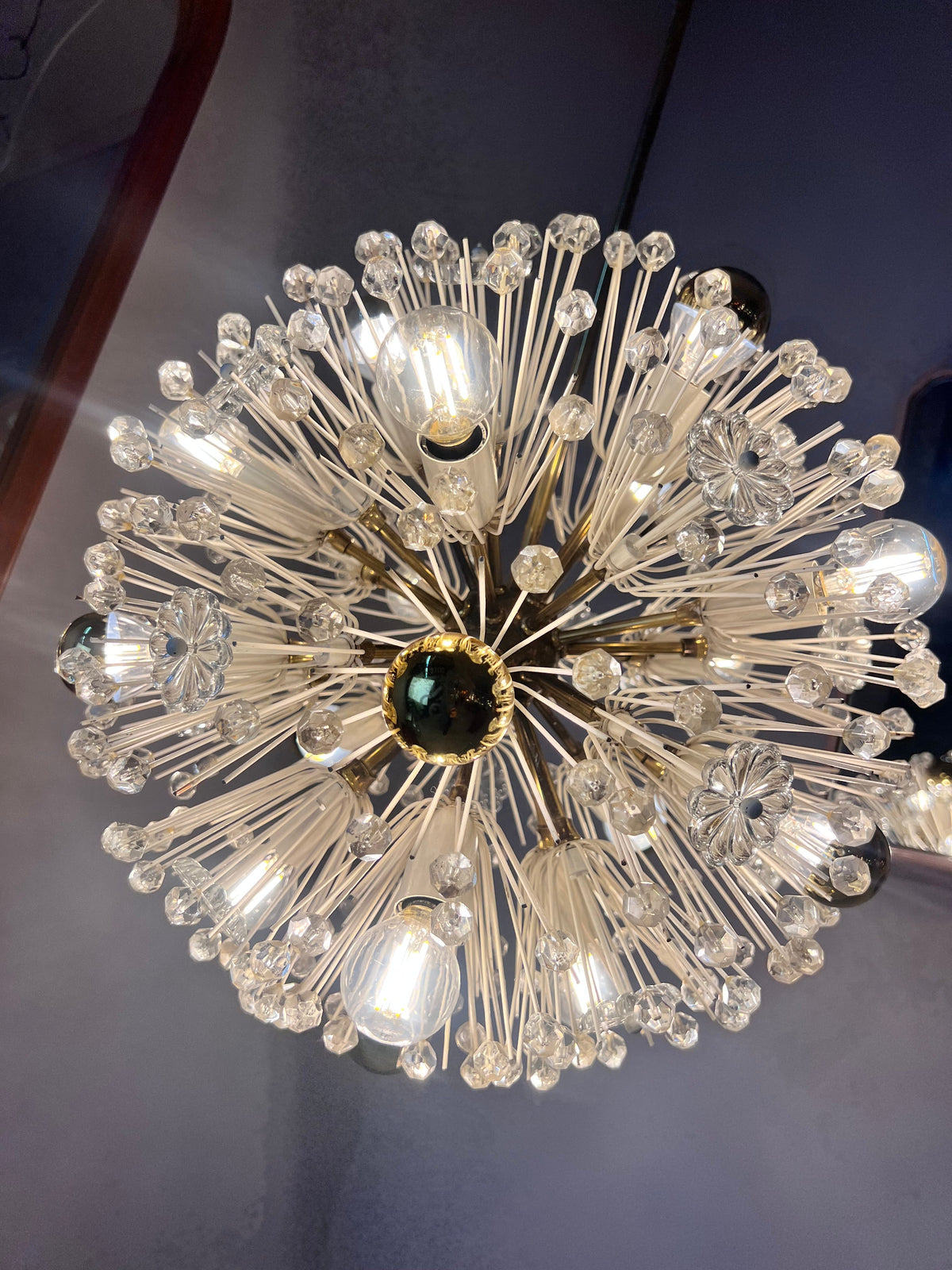 Vintage chandelier by Emil Stejnar
