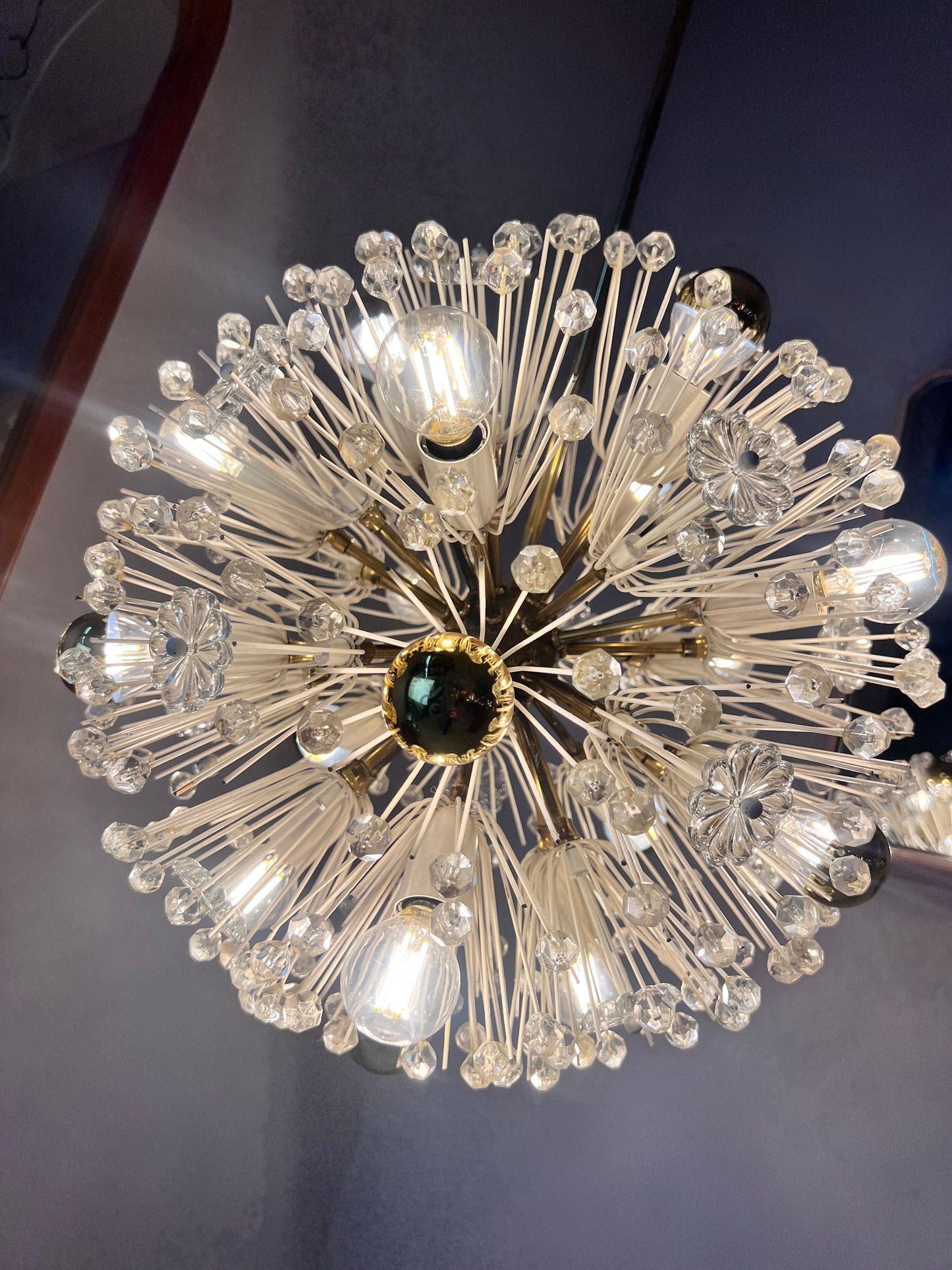 Vintage Kronleuchter von Emil Stejnar