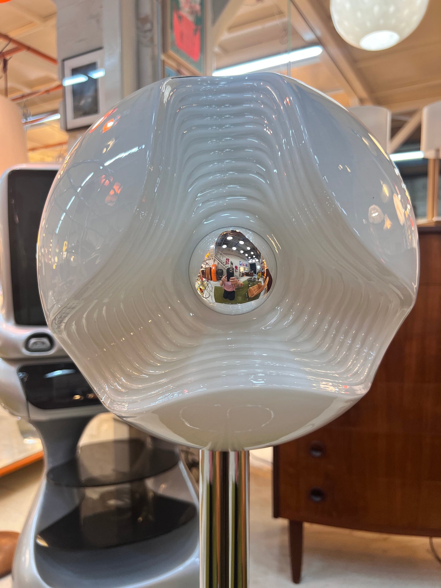 Vintage Stehlampe "Futura" von Koch und Lowy für Peill und Putzler