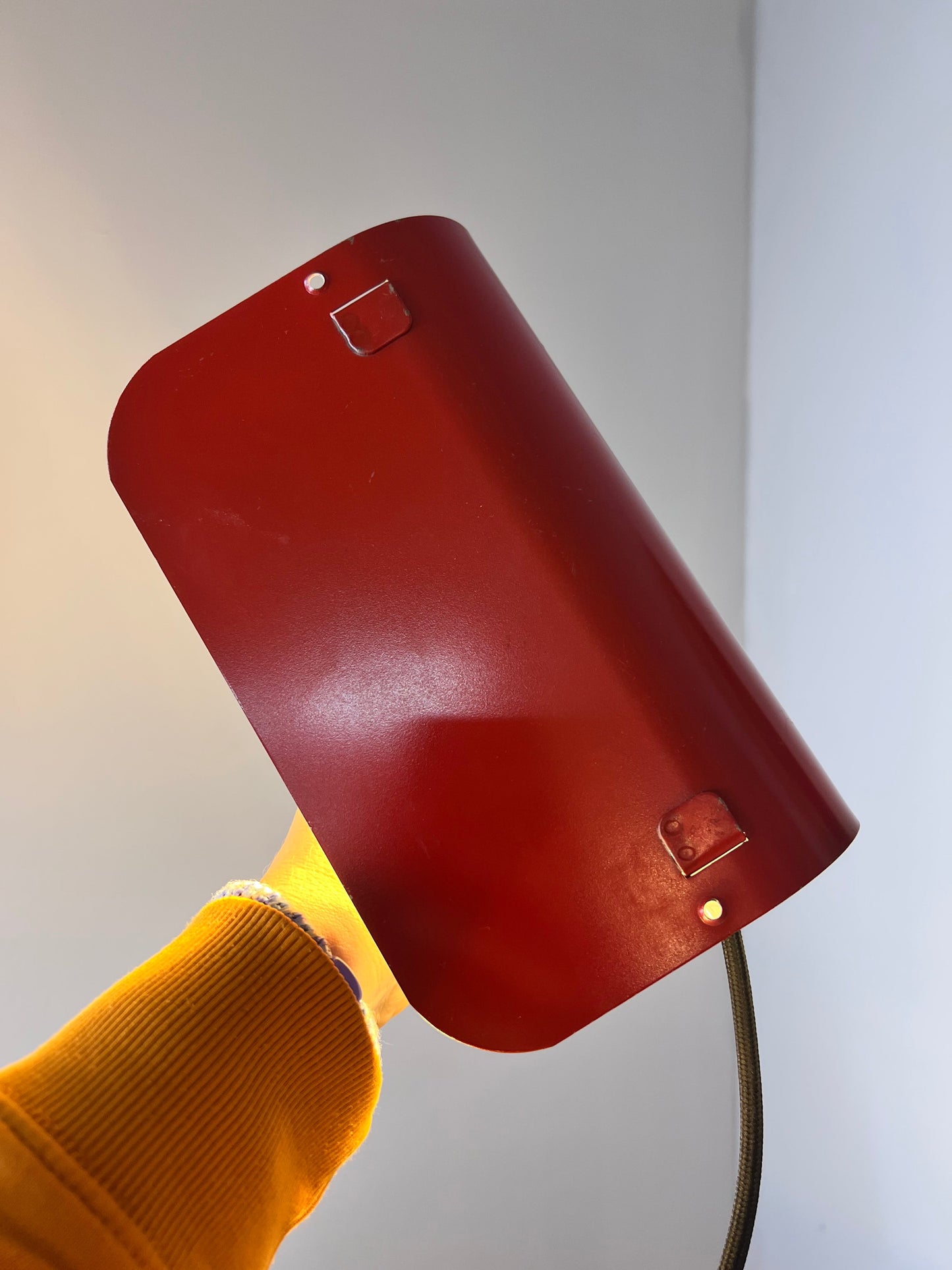 Vintage Wandlampe rot von Aneta Set von 2