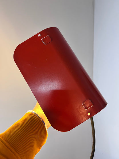 Vintage Wandlampe rot von Aneta Set von 2