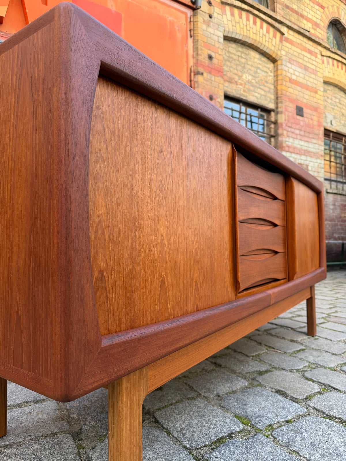 Vintage Sideboard Teak von Burchardt Nielsen für Dyrlund