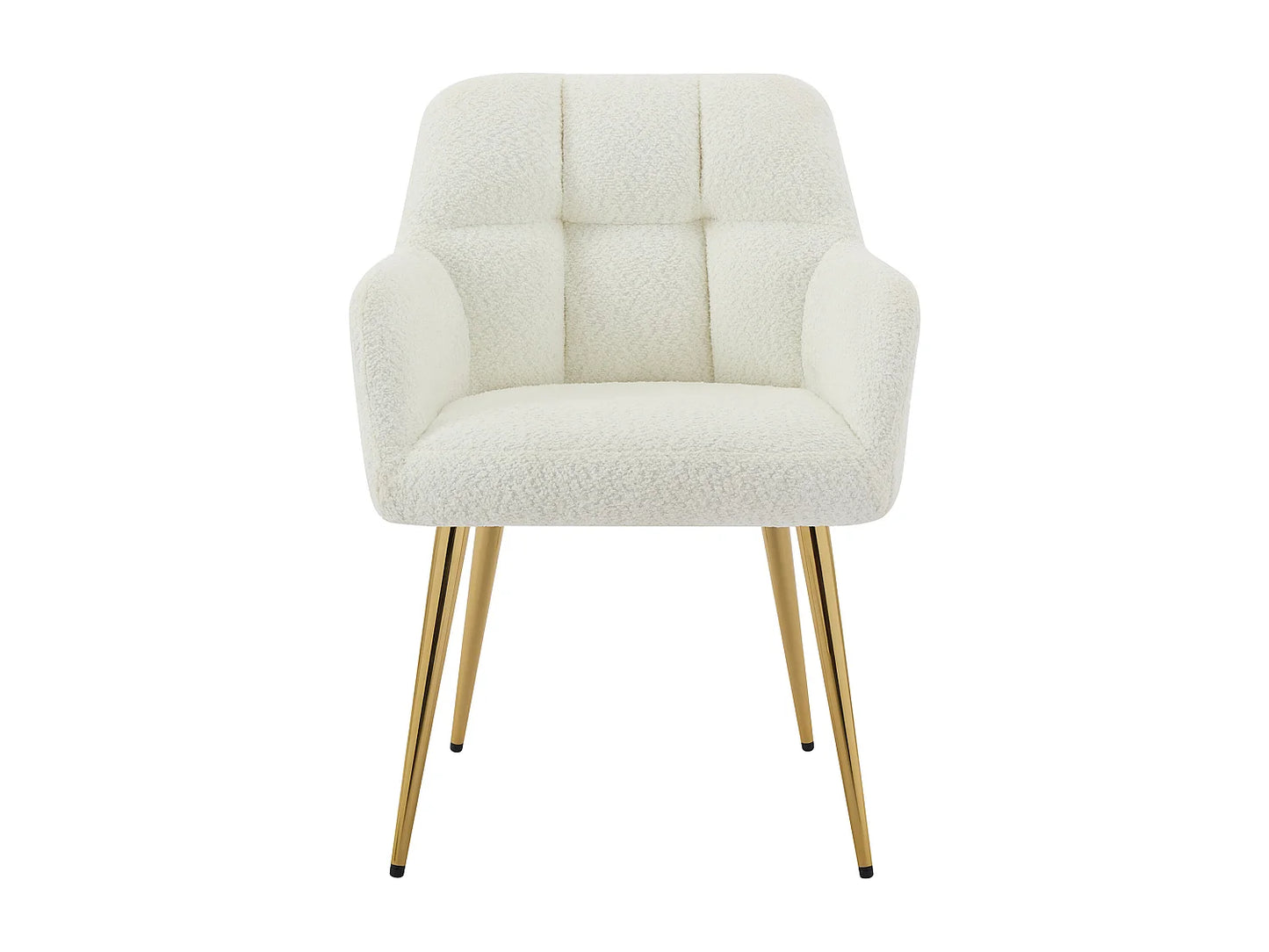 Vintage Stuhl mit Armlehnen Set von 6 PEGA von Pascal Morabito für Vente-unique weiß