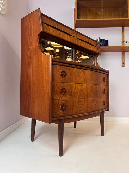 Secrétaire vintage en teck par Gunnar Falsig