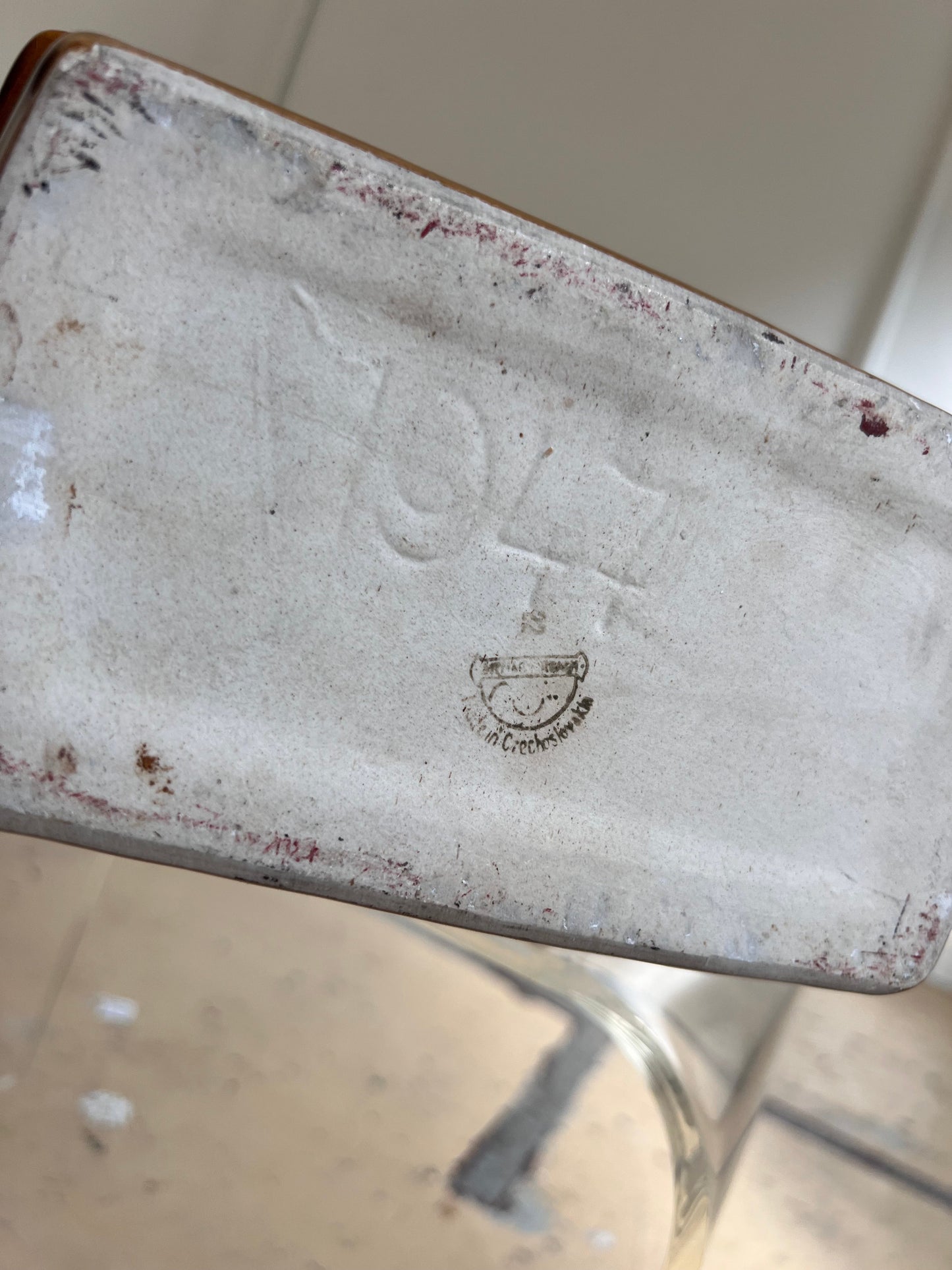 Vintage floor vase by Ditmar Urbach from the Czech Republic 50s