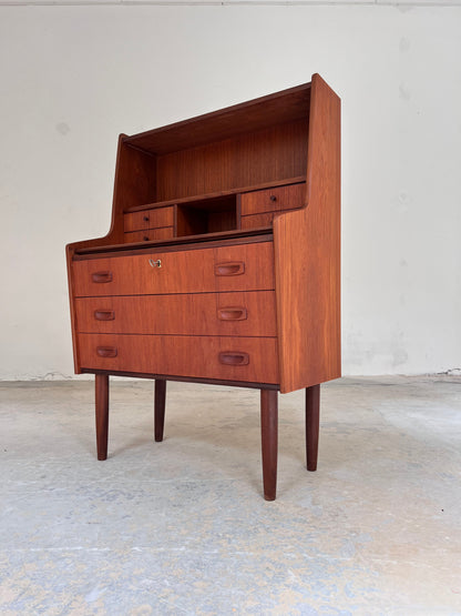 Vintage Sekretär aus Teak von Handbjerg Møbelfabrik
