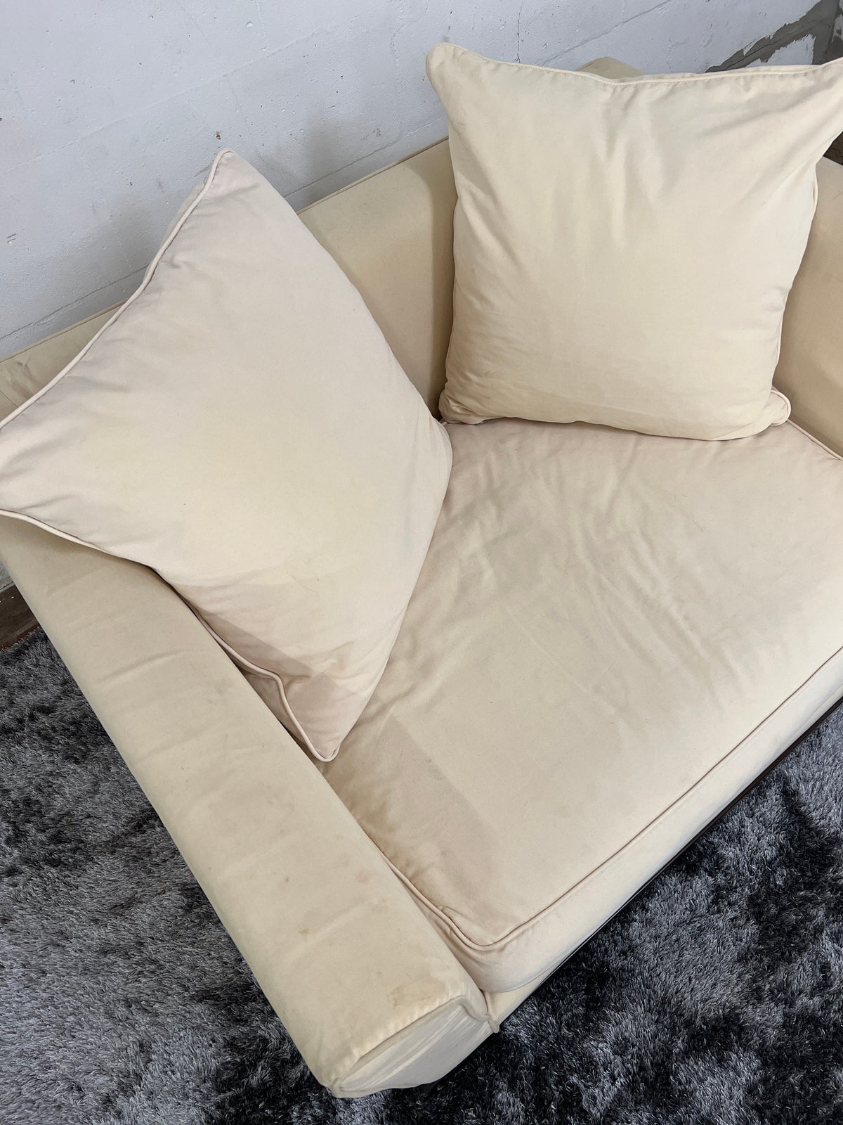 Vintage Sessel Ecume mit Ottomane von Christian Liaigre