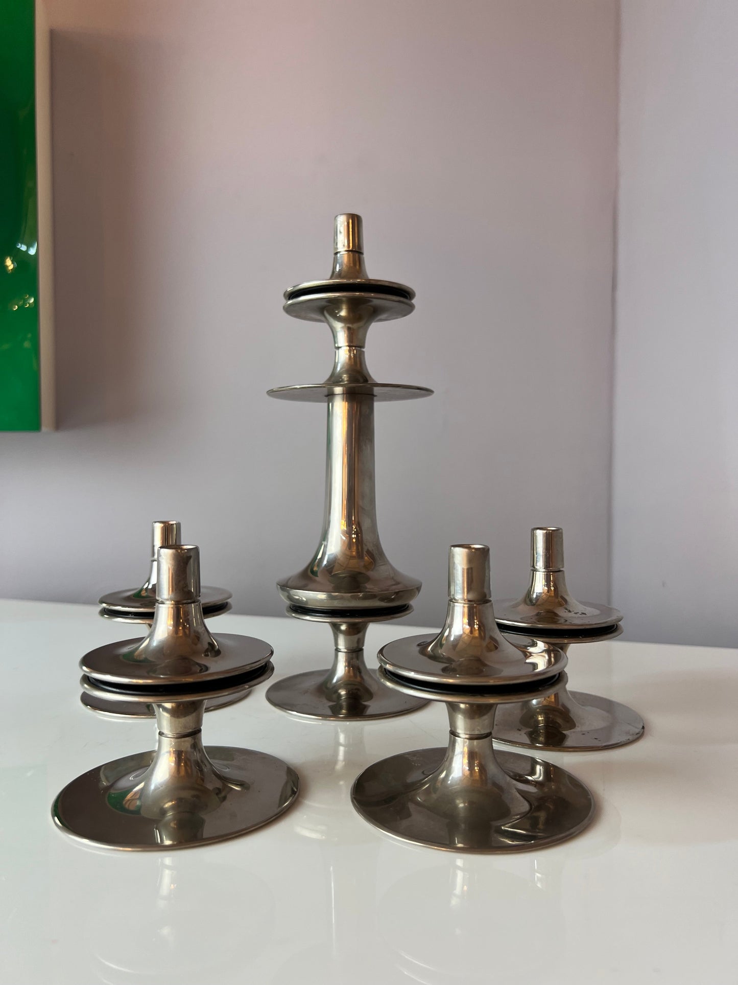 Vintage Kerzenständer von Hans Nagel für BMF