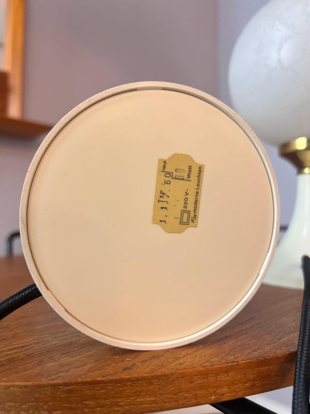 Lampe de chevet vintage avec base tulipe, lot de 2
