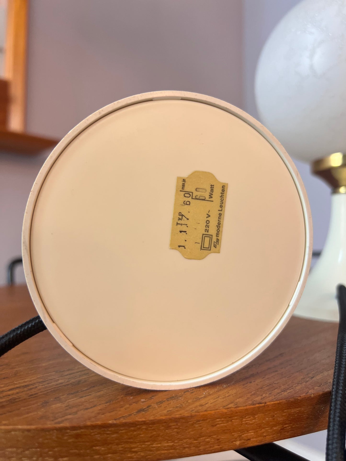 Lampe de chevet vintage avec base tulipe, lot de 2