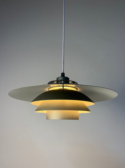 Vintage Hängelampe DE-LUX von Design Light grau