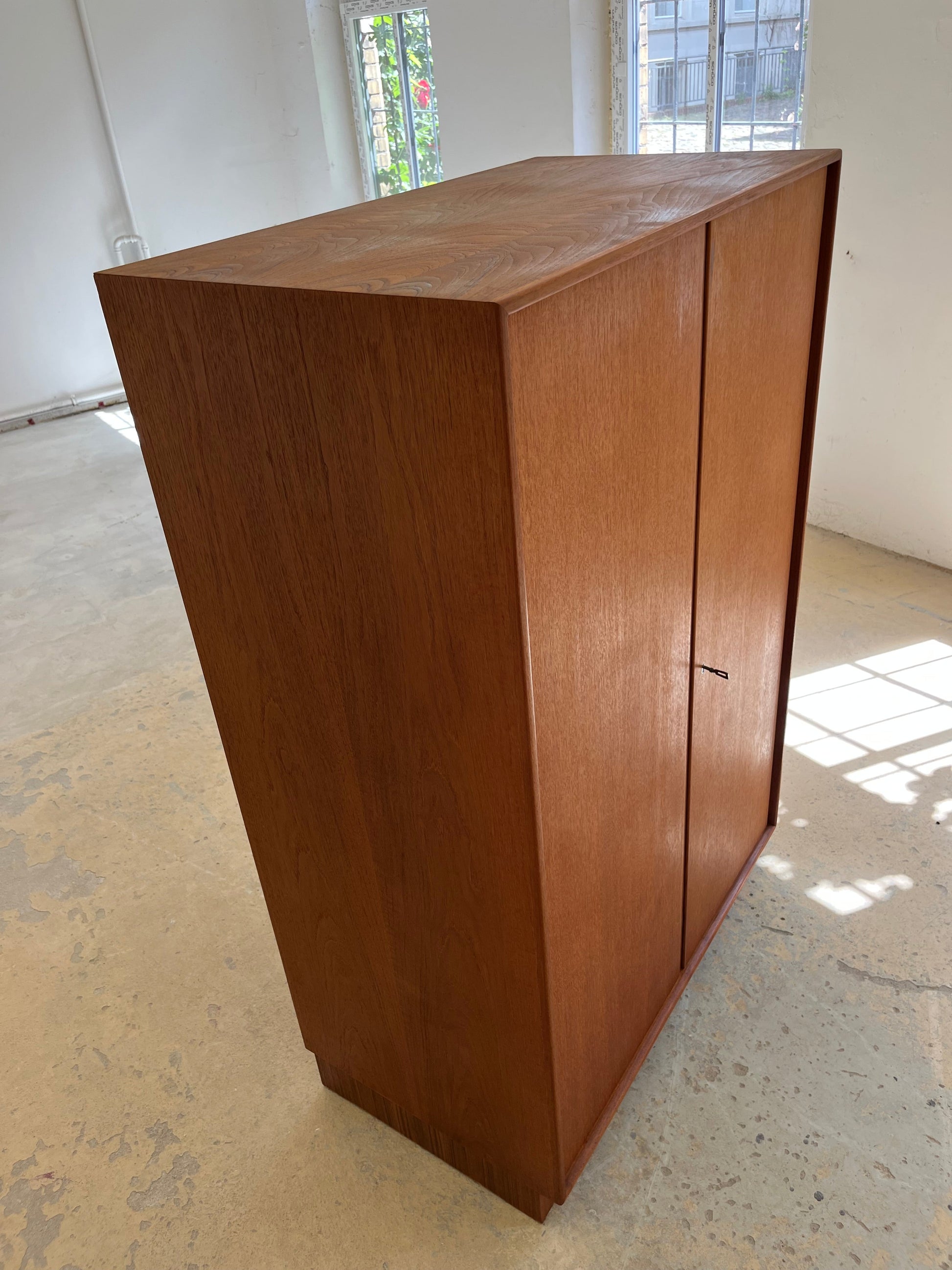 Vintage Kleiderschrank Teak von Steguweit & Sohn