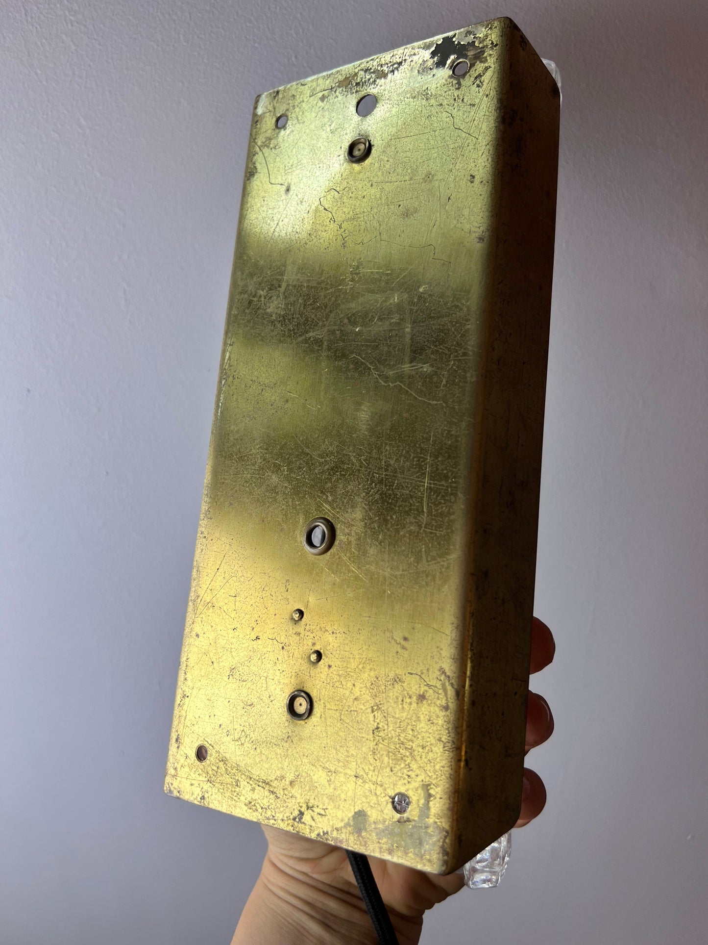 Vintage Wandlampe von Carl Fagerlund für Orrefors