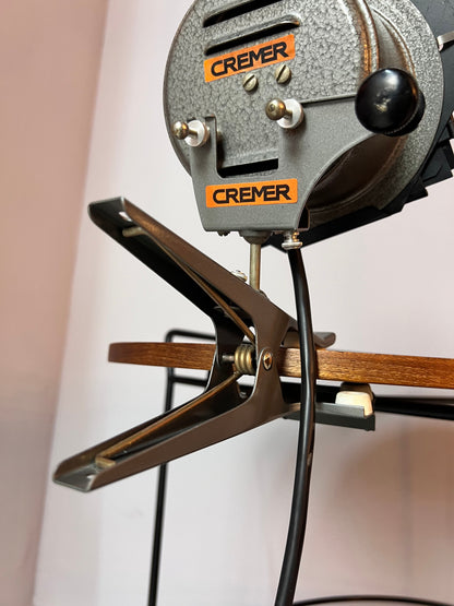 Studio clamp lamp by Cremer