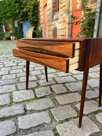 Side table model 6835 rosewood by Rimbert Sandholt for Glas und Trä