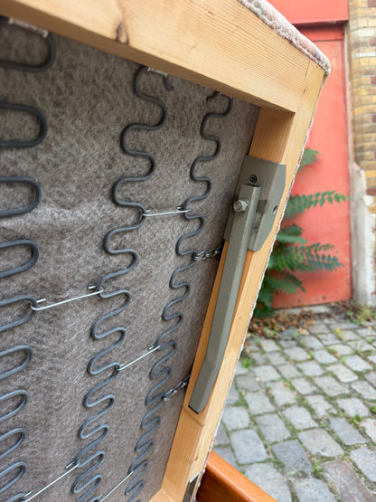 Vintage Schlafsessel Teak und Textilstoff, Dänemark
