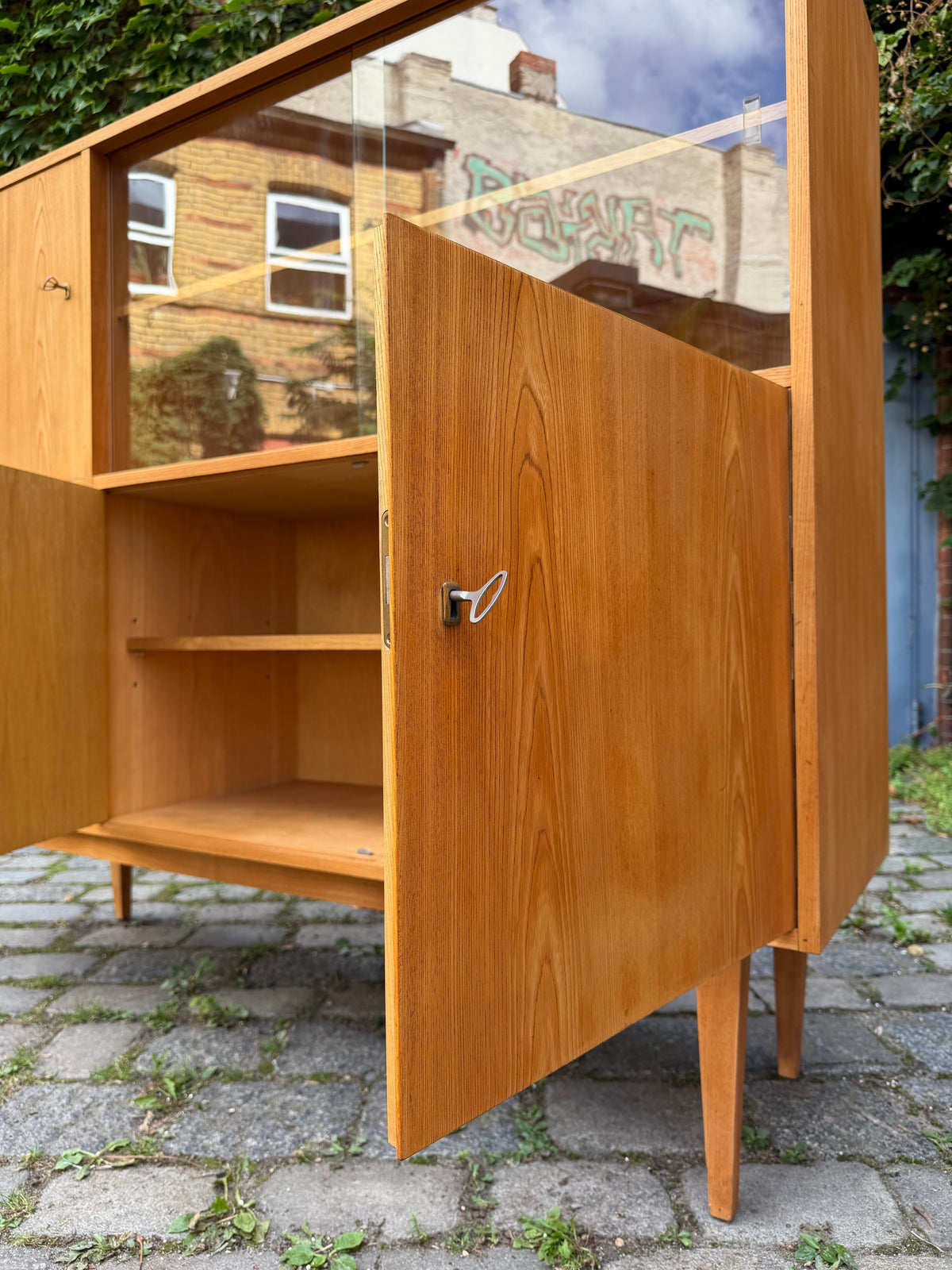 Vintage Highboard Typ 602/G von Franz Ehrlich für Hellerau