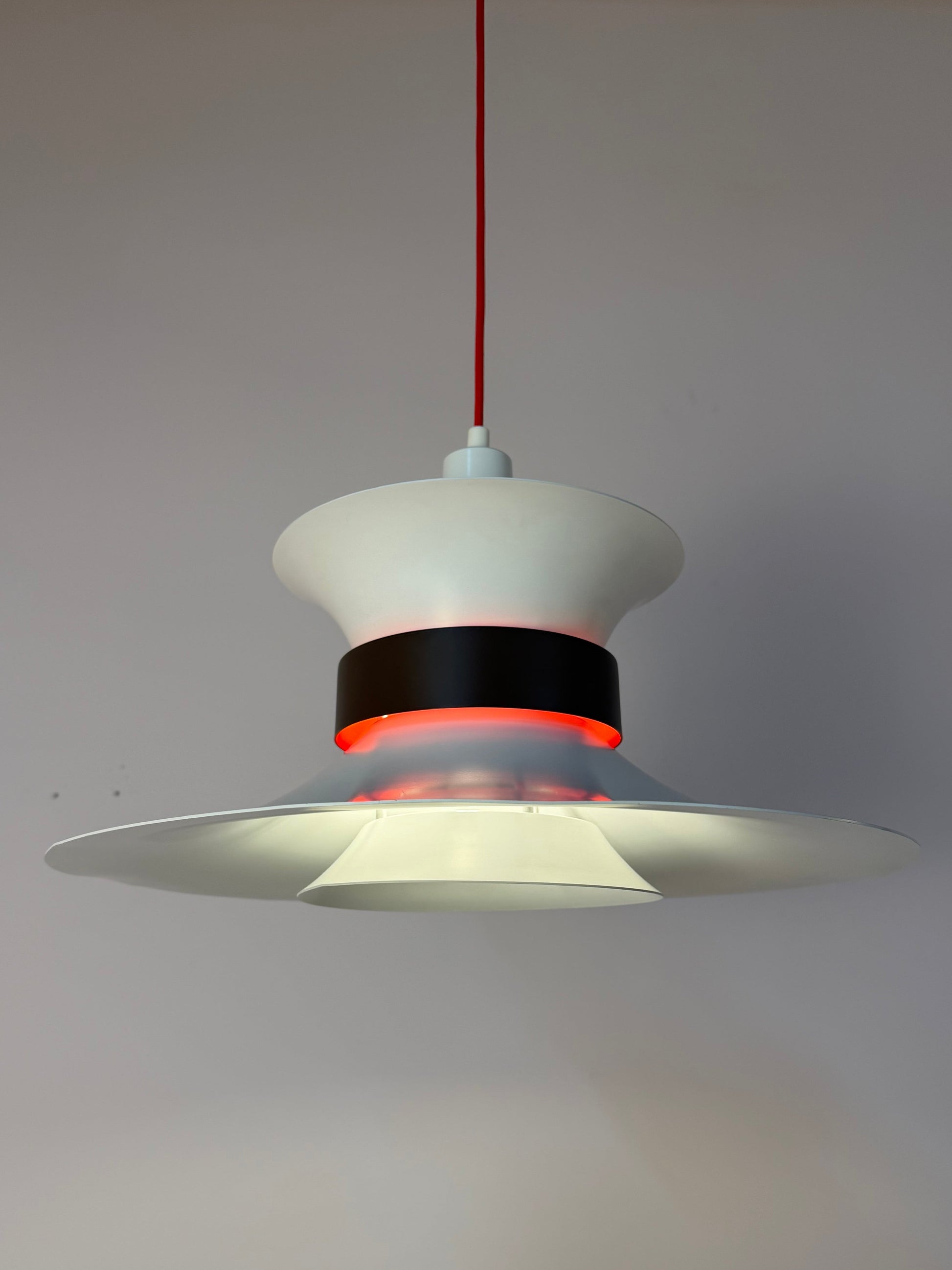 Vintage Lamellenlampe von Bent Nordsted für Lyskær Belysning