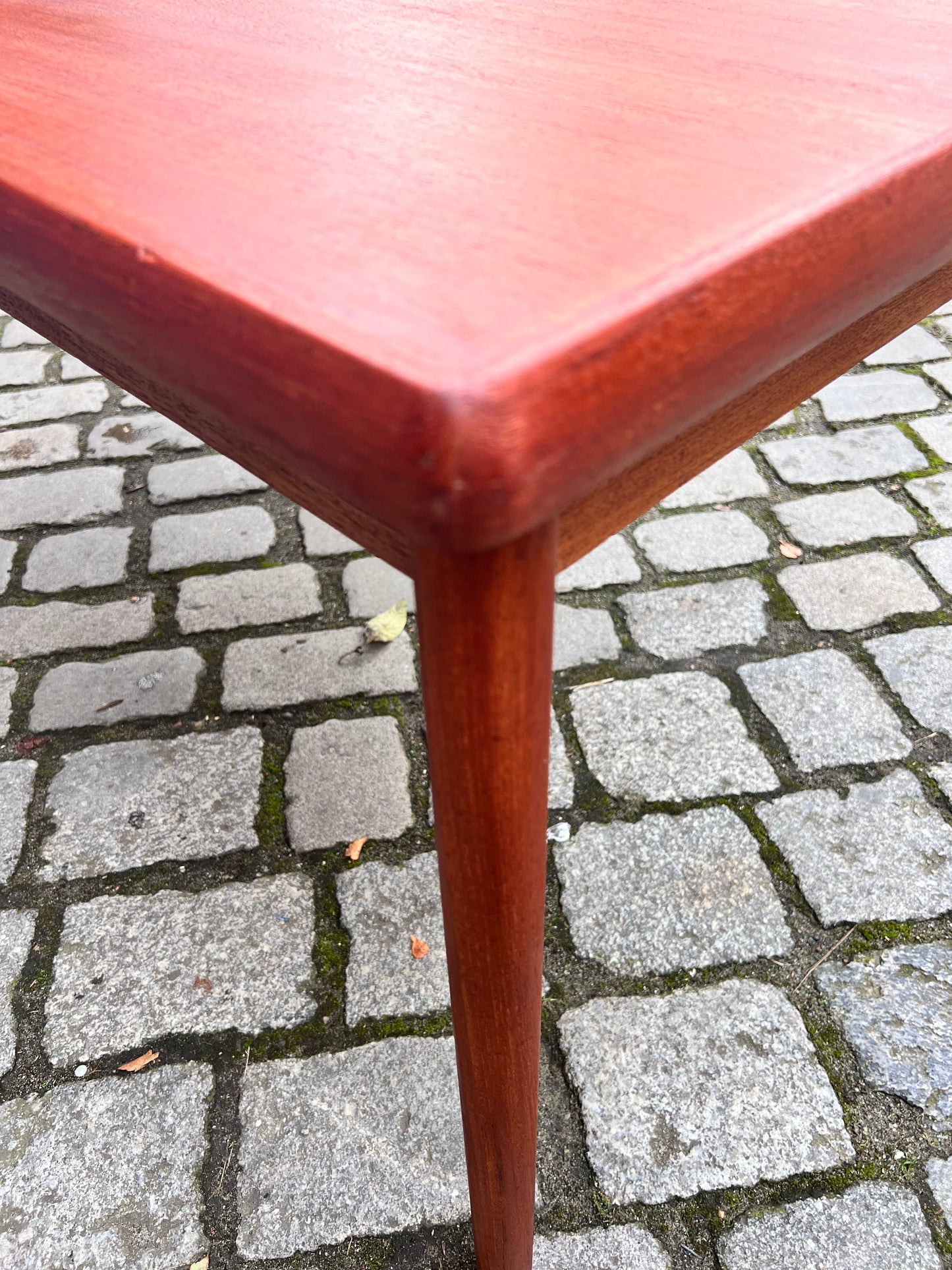 Vintage Esstisch von Henning Kjærnulf für keine Marke, ausziehbar, Teak