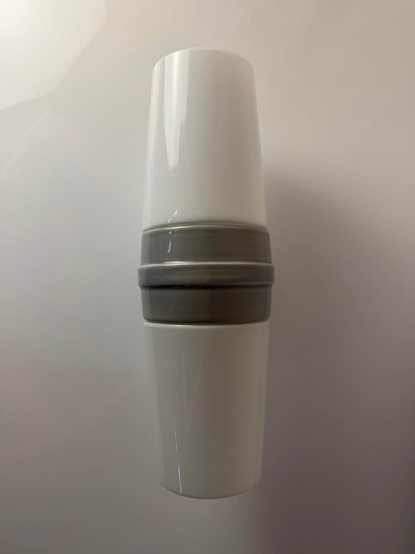 Vintage Wandlampe Modell 6065 grau von Sigvard Bernadotte für Ifö