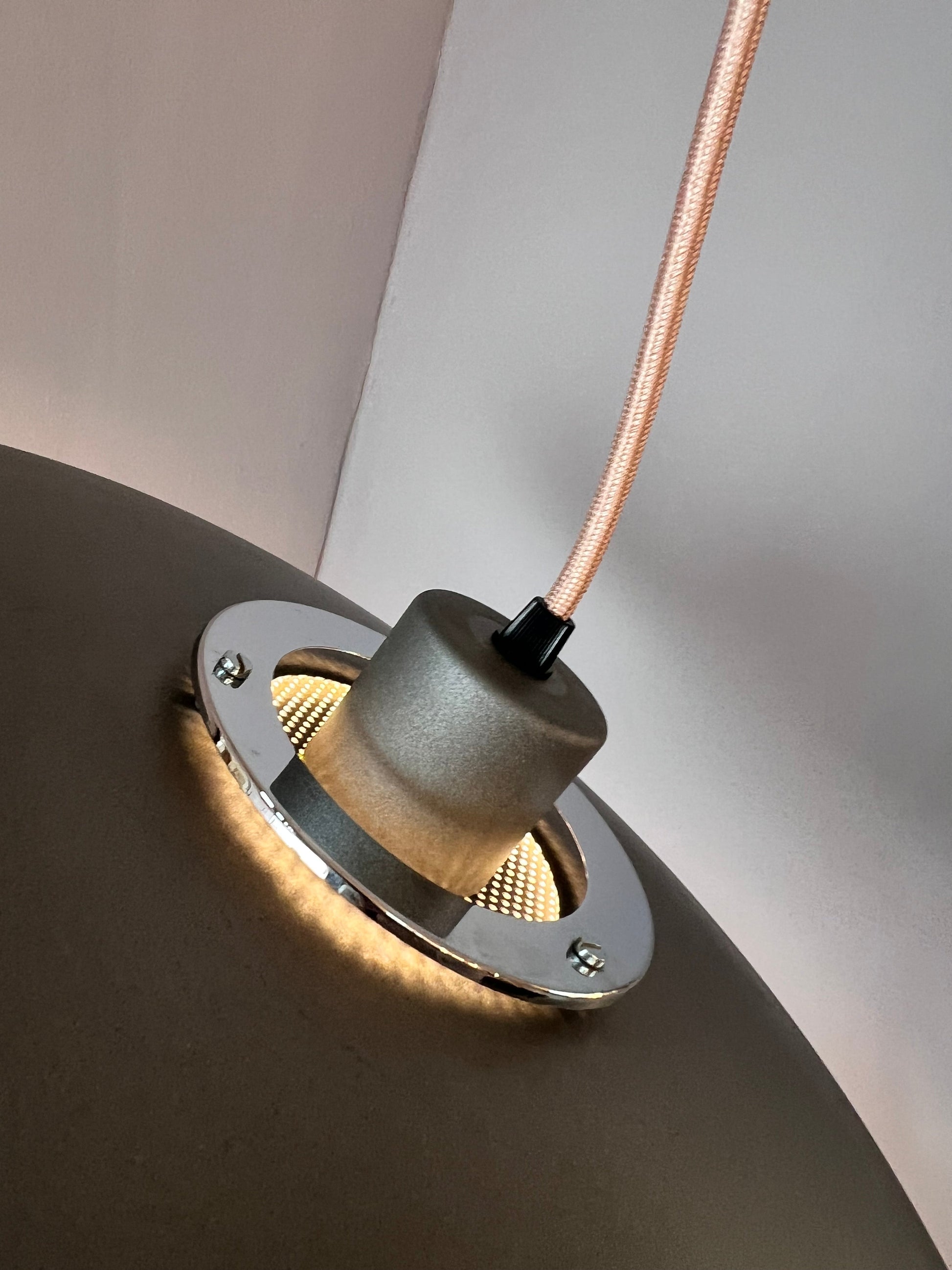 Vintage Lamellenlampe Paloma von Design Light
