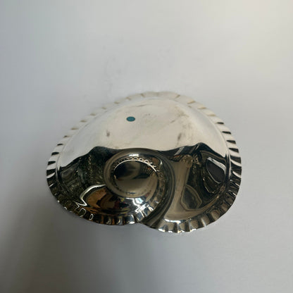 Bol vintage en argent à bord coquillage par Tiffany+Co. Modèle 23350