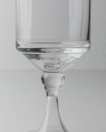 Set von 4 Vintage Weingläser Mid-Century Design Italien 70er