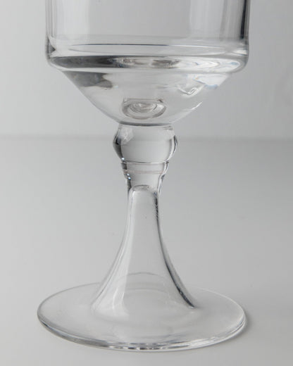 Set von 4 Vintage Weingläser Mid-Century Design Italien 70er