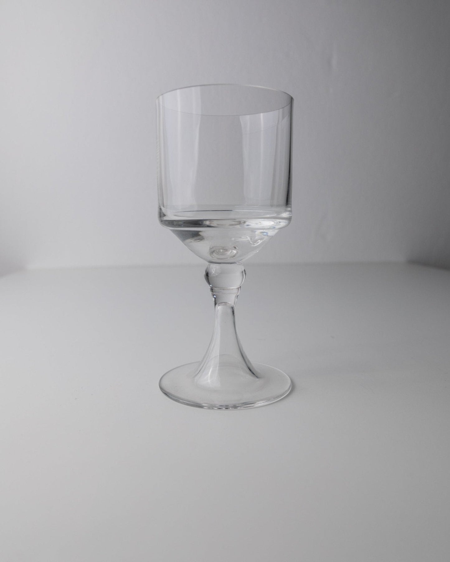 Set von 4 Vintage Weingläser Mid-Century Design Italien 70er
