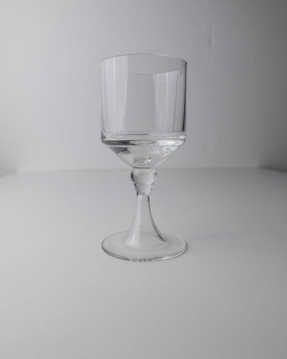 Set von 4 Vintage Weingläser Mid-Century Design Italien 70er