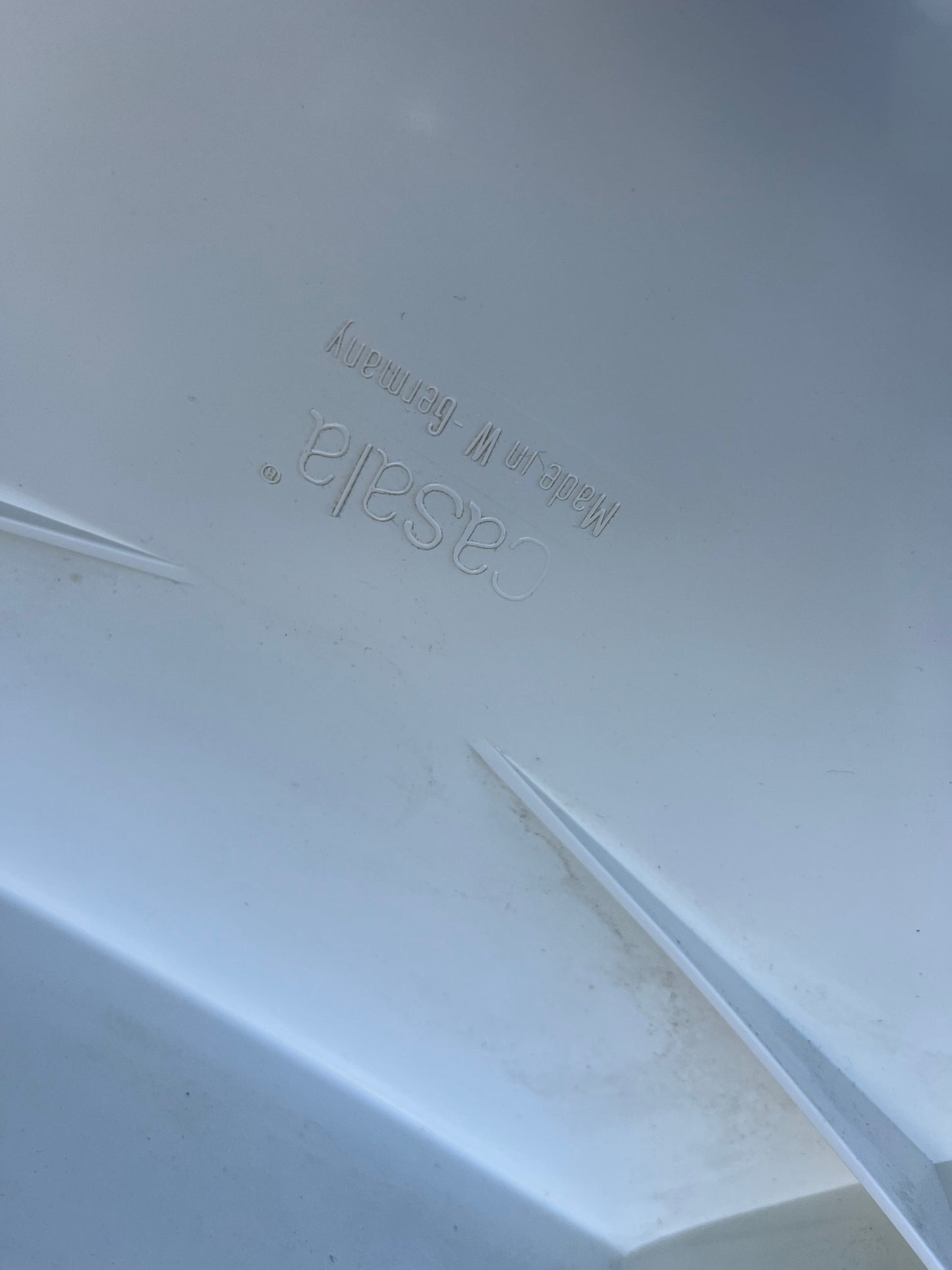 Stapelhocker Taboret weiß von Alexander Begge für Casala