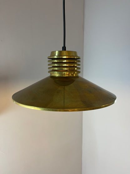 Vintage Hängelampe Messing aus Dänemark