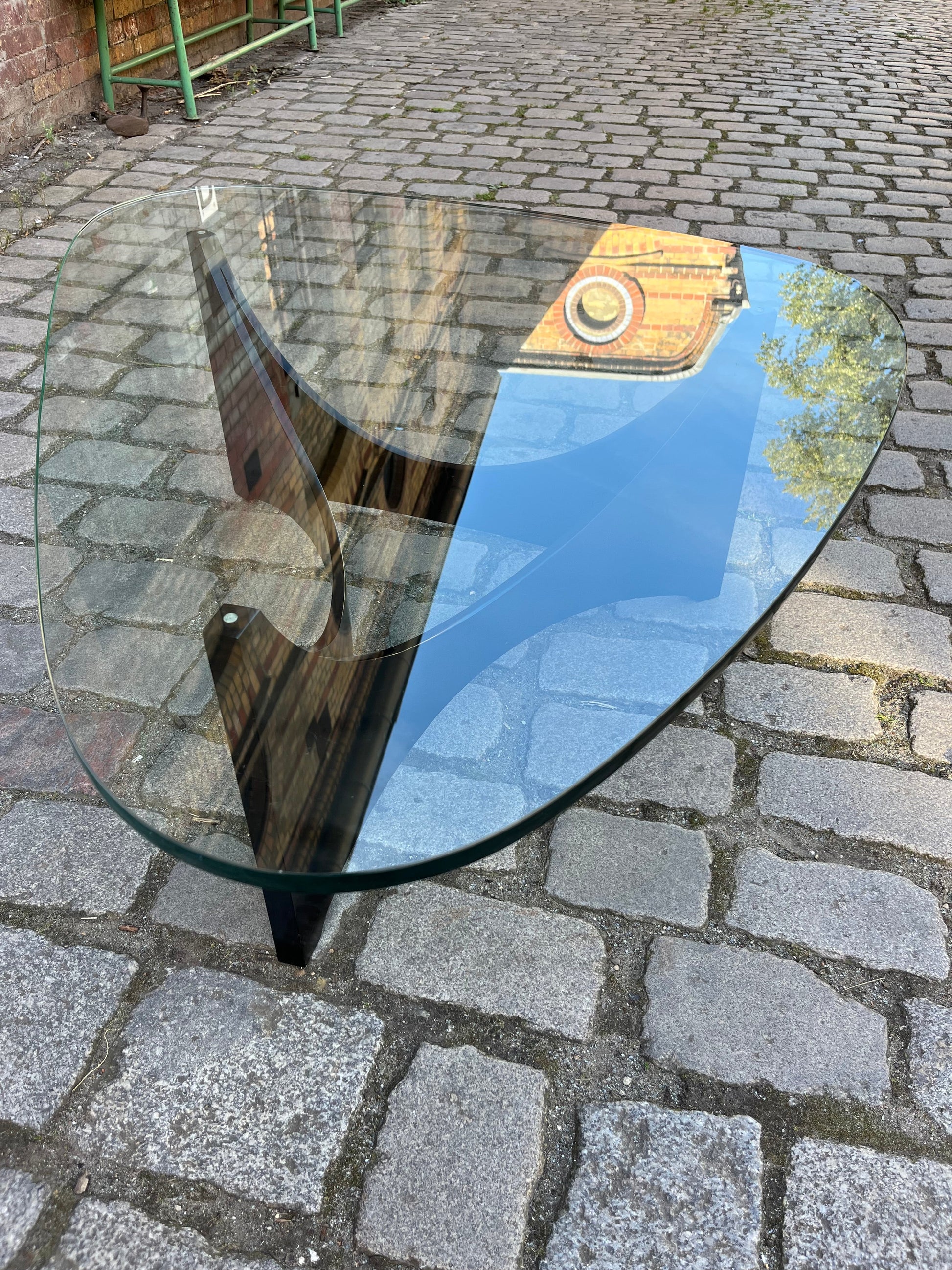 Couchtisch schwarz Glas