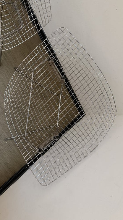 Set von 2 Stühle "Diamond Chair" 421 und 422 von Harry Bertoia für Knoll