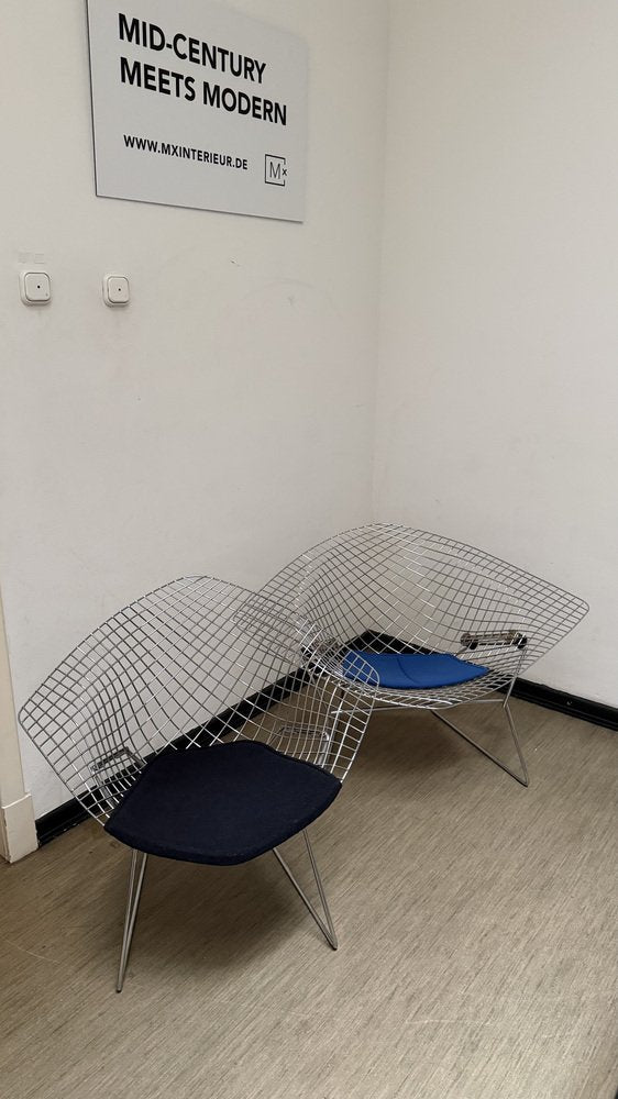 Set von 2 Stühle "Diamond Chair" 421 und 422 von Harry Bertoia für Knoll